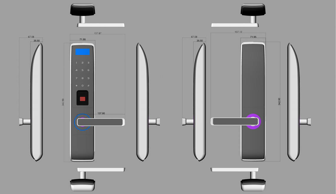 深圳指紋鎖id設計公司