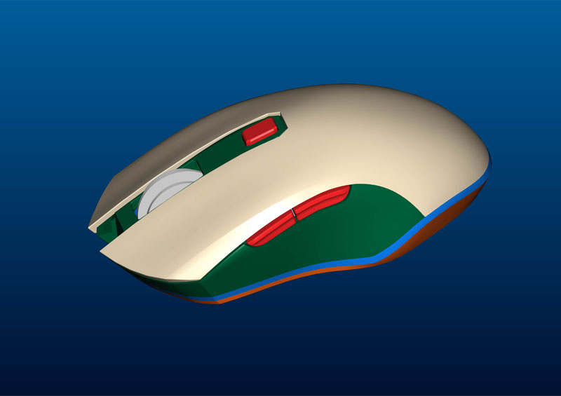 深圳鼠標工業(yè)抄數(shù)精確抄數(shù)逆向工程案例