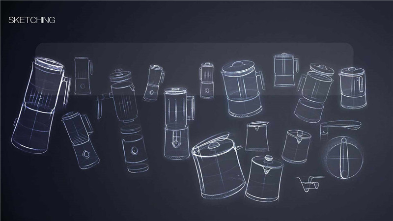 家用料理機(jī)設(shè)計案例