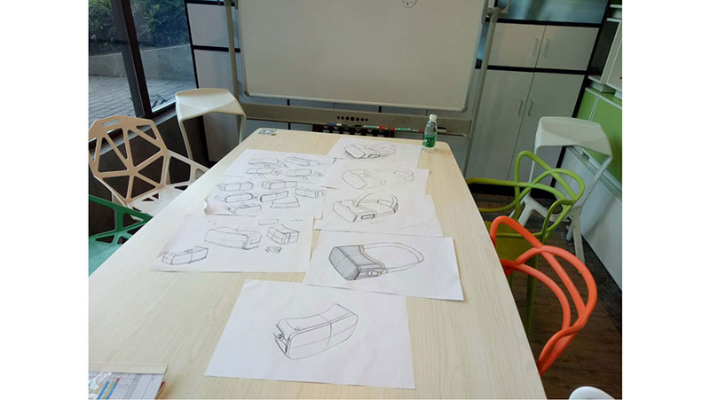 家電數碼之VR眼鏡外觀結構設計案例圖片詳解