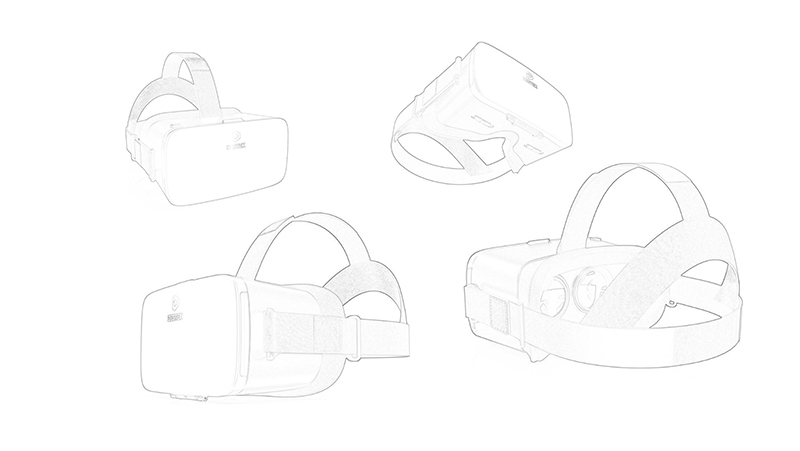 家電數碼之VR眼鏡外觀結構設計案例圖片詳解