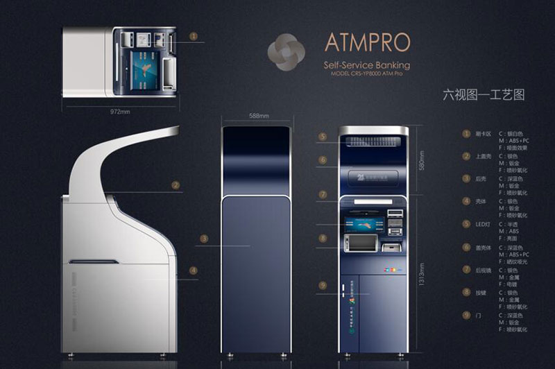 金融設備之銀行大堂終端機設計案例圖片11