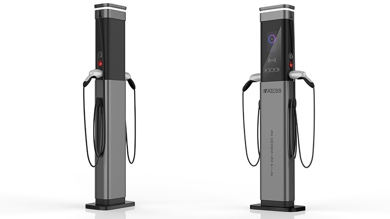 智能終端之落地式交流充電樁設計案例圖片賞析2