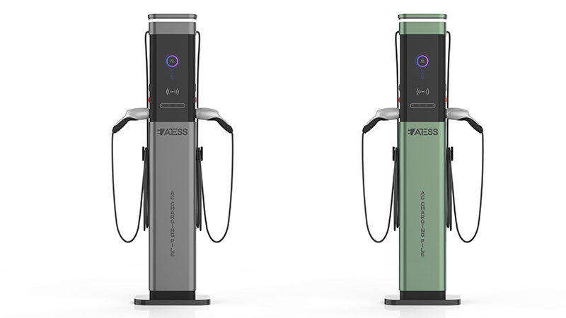 智能終端之落地式交流充電樁設計案例圖片賞析3